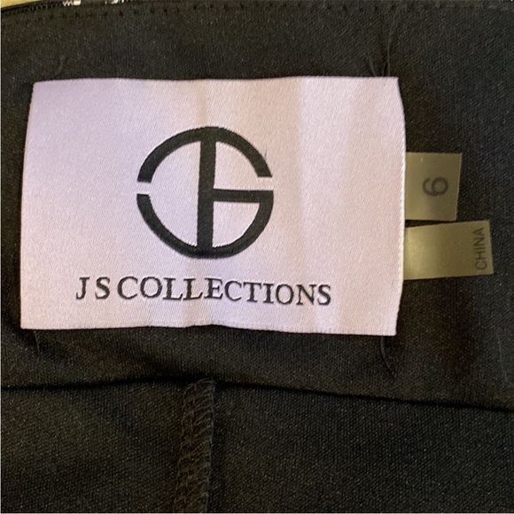 JS Collections Fit and Flare Net Overlay Dress - Picture 9 of 10